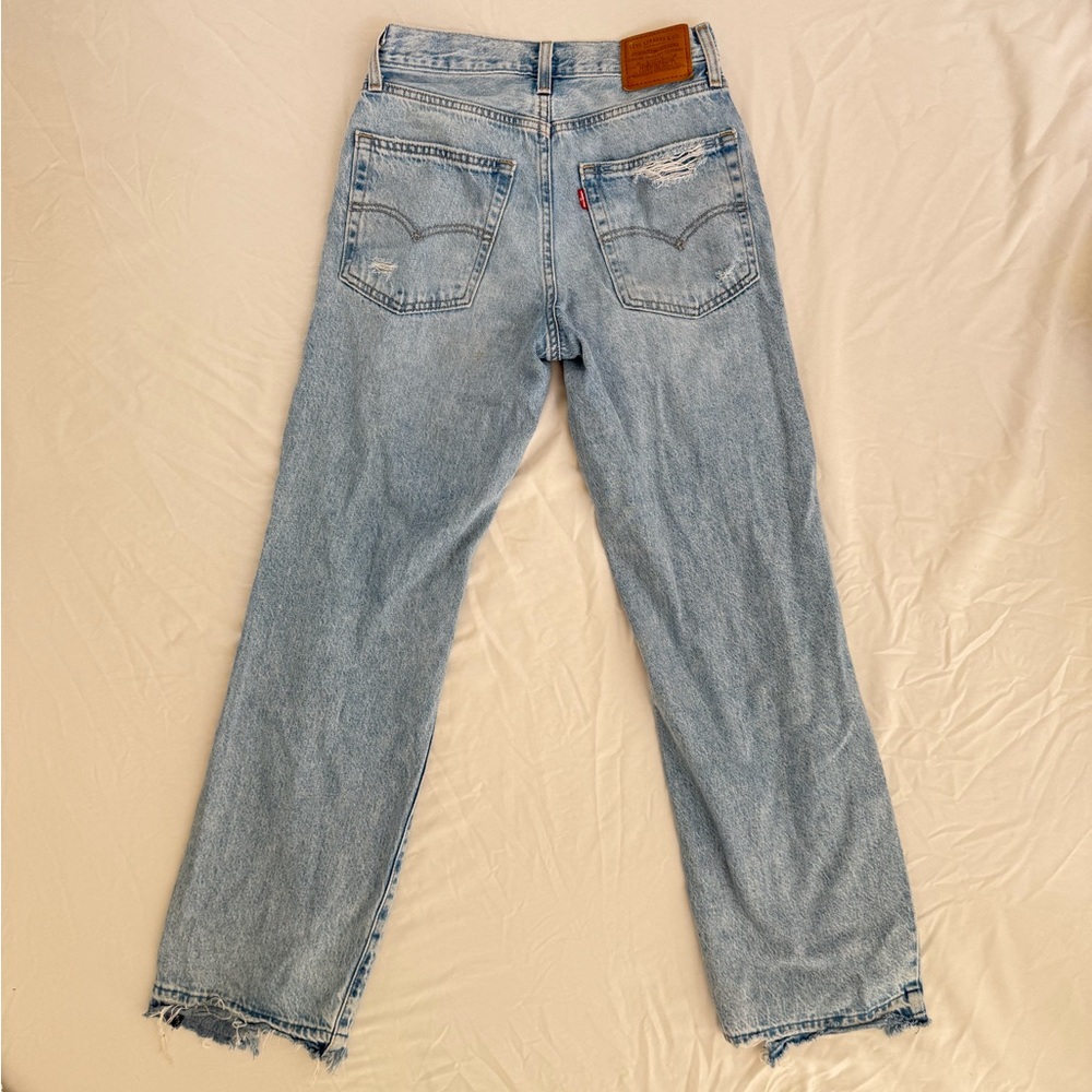Levi’s ripped baggy dad jeans